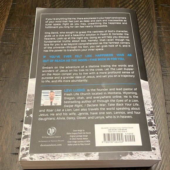 The last supper on the moon by Levi Lusko - Picture 4 of 4